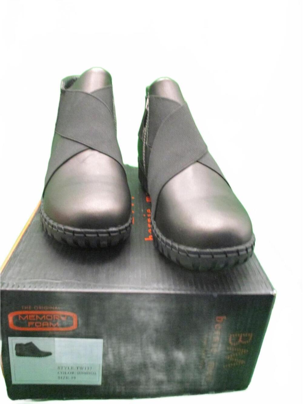 Bernie Mev. Women's Black Memory Foam Ankle Boots EU39/US 8